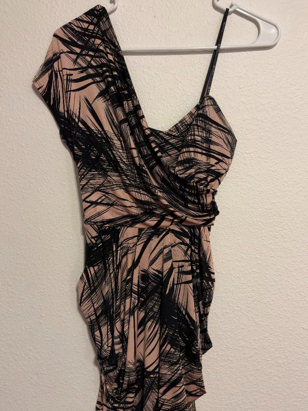 Forever 21 One-Shoulder Ruched Mini Dress